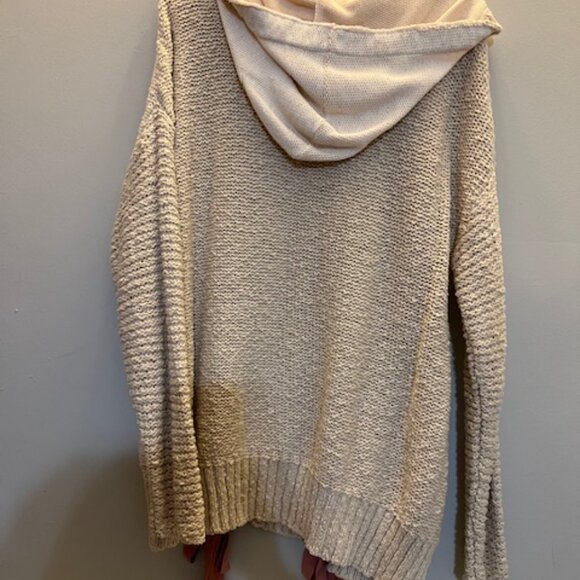 By Together Lace Up Hooded Sweater, Size M/L, NEW - Picture 9 of 9